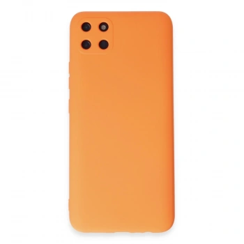 Realme C11 Kılıf Nano İçi Kadife Silikon - Turuncu
