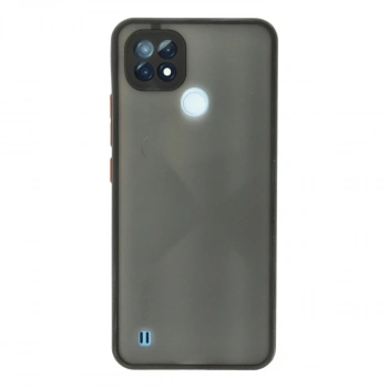 Realme C21 Kılıf Montreal Silikon Kapak - Siyah