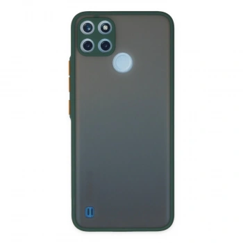 Realme C21y Kılıf Montreal Silikon Kapak - Yeşil
