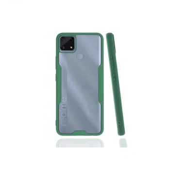 Realme C25 Kılıf Platin Silikon - Yeşil