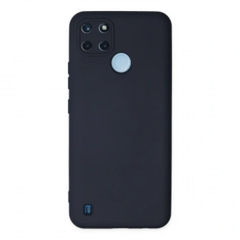 Realme C25y Kılıf Nano İçi Kadife Silikon - Lacivert