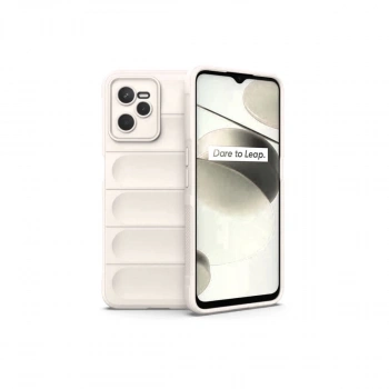 Realme C35 Kılıf Optimum Silikon - Krem