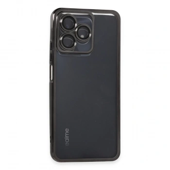 Realme C53 Kılıf Razer Lensli Silikon - Siyah