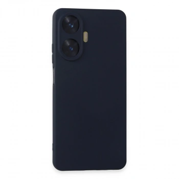 Realme C55 Kılıf Nano İçi Kadife Silikon - Lacivert