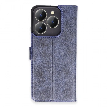 Realme C63 Kılıf Trend S Plus Kapaklı Kılıf - Lacivert