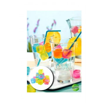 Renkli Buz Küpleri, Tükenmez Serinletici Buz Küpleri 20 Adet (599)