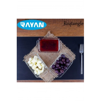 Reqtangle Tekli Dikdörtgen Cam Kahvaltılık81484 (599)