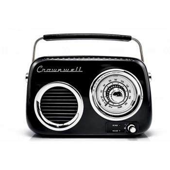 Retro Tasarımlı Bluetooth Fm Radyo Siyah