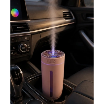 Rgb Led Buhar Makinesi Aroma Yağı Uyumlu Mini Nemlendirici