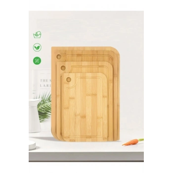 Rossel Premium 3lü Bambu Kesim Panosu (599)