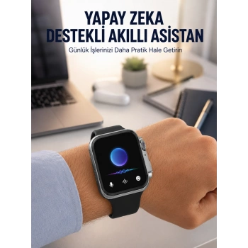 Rs12 Pro+ 2025 Serisi Garantili Özel Üretim Akıllı Saat – Amoled Ekran, Gps, 2gb Hafıza, Sesli Görüşme, Uzun Şarj Süresi Yeni Nesil