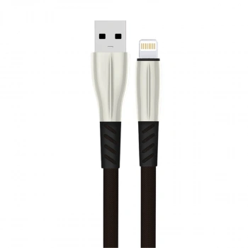 S89 Metal Uçlu Lightning Kablo İphone Uyumlu 1m 2.4a - Siyah