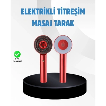 Saç Büyüme Destekleyici Elektrikli Masaj Tarak Led Ve Titreşimli