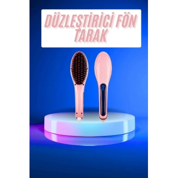 Saç Düzleştirici Tarak Dijital Göstergeli Seramik Kaplama Sıkı Dişli