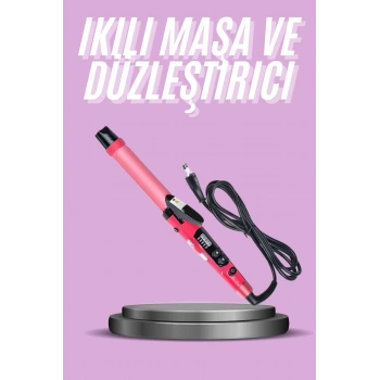 Saç Düzleştirici Ve Maşa İkili Saç Şekillendirici Tüm Saç Tiplerine Uygun