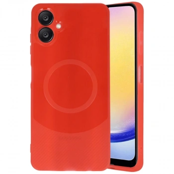 Samsung A06 Kılıf Maya Karbon Kapak - Kırmızı