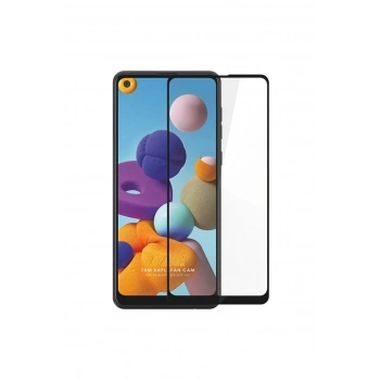 Samsung A21S Uyumlu 9D Tam Kaplayan Parmak Izi Bırakmayan Ekran Koruyucu Film (599)