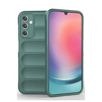 Samsung A36 Kılıf Optimum Silikon - Koyu Yeşil