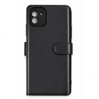 Samsung Galaxy A03 Core Kılıf Trend S Plus Kapaklı Kılıf - Siyah