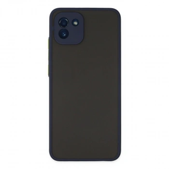 Samsung Galaxy A03 Kılıf Montreal Silikon Kapak - Lacivert