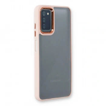 Samsung Galaxy A03s Kılıf Dora Kapak - Pudra
