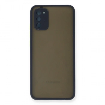 Samsung Galaxy A03s Kılıf Montreal Silikon Kapak - Lacivert