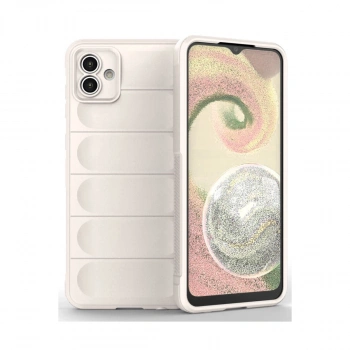 Samsung Galaxy A04 Kılıf Optimum Silikon - Krem