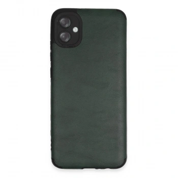 Samsung Galaxy A04e Kılıf Loop Deri Silikon - Yeşil