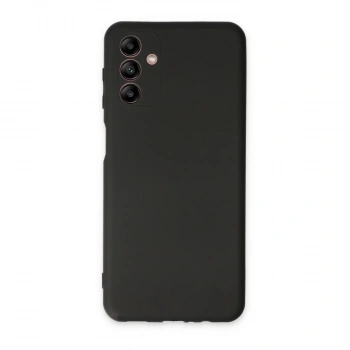 Samsung Galaxy A04s Kılıf First Silikon - Siyah