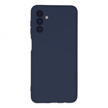 Samsung Galaxy A04s Kılıf Nano İçi Kadife Silikon - Lacivert