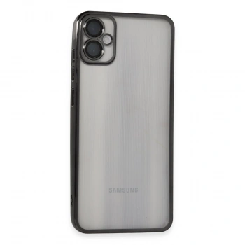 Samsung Galaxy A05 Kılıf Razer Lensli Silikon - Siyah