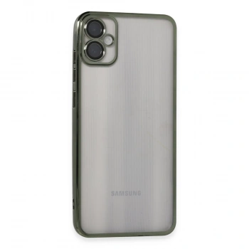 Samsung Galaxy A05 Kılıf Razer Lensli Silikon - Yeşil