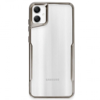 Samsung Galaxy A06 Kılıf Boyi Silikon Kapak - Titan Gri