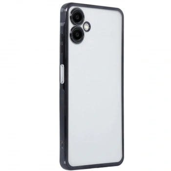 Samsung Galaxy A06 Kılıf Razer Lensli Silikon - Siyah