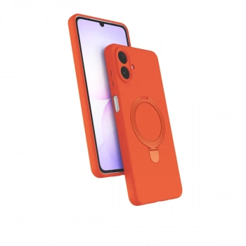 Samsung Galaxy A07 4g Regal Magsafe Standlı Kapak - Turuncu