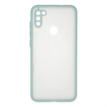 Samsung Galaxy A11 Kılıf Montreal Silikon Kapak - Turkuaz
