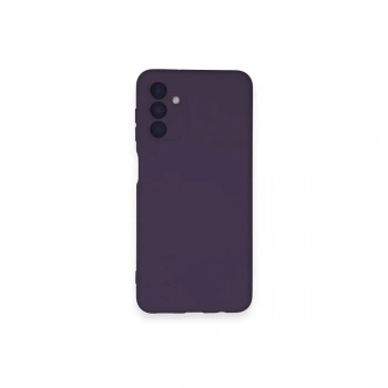 Samsung Galaxy A14 4g Kılıf Nano İçi Kadife Silikon - Mor