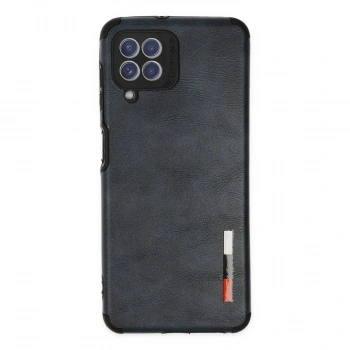 Samsung Galaxy A22 Kılıf Loop Deri Silikon - Lacivert