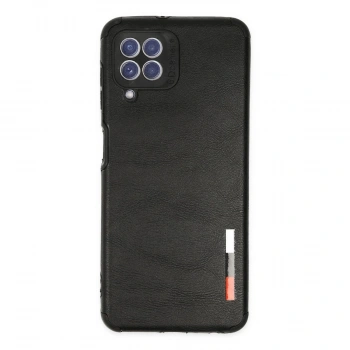 Samsung Galaxy A22 Kılıf Loop Deri Silikon - Siyah