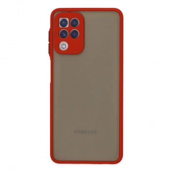 Samsung Galaxy A22 Kılıf Montreal Silikon Kapak - Kırmızı