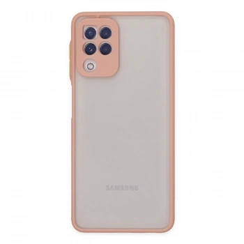Samsung Galaxy A22 Kılıf Montreal Silikon Kapak - Pembe