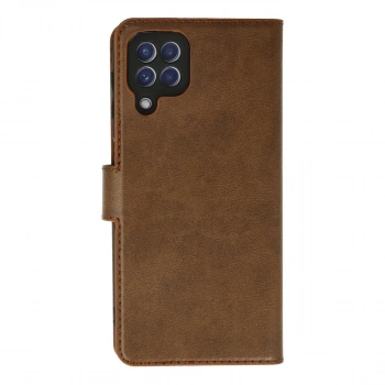 Samsung Galaxy A22 Kılıf Trend S Plus Kapaklı Kılıf - Taba