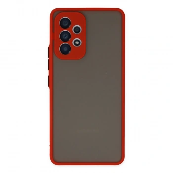 Samsung Galaxy A23 4g Kılıf Montreal Silikon Kapak - Kırmızı