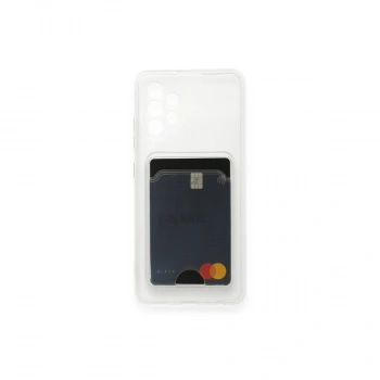 Samsung Galaxy A33 5g Kılıf Kart Şeffaf Silikon - Şeffaf