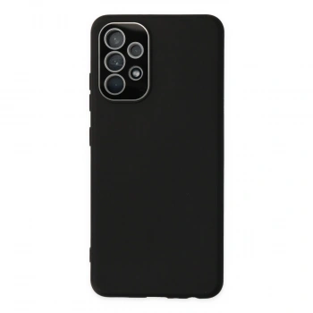 Samsung Galaxy A33 5g Kılıf Lansman Glass Kapak - Siyah