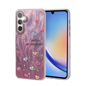 Samsung Galaxy A34 5g Kılıf Blade Aynalı Desenli Kapak - Desen 8