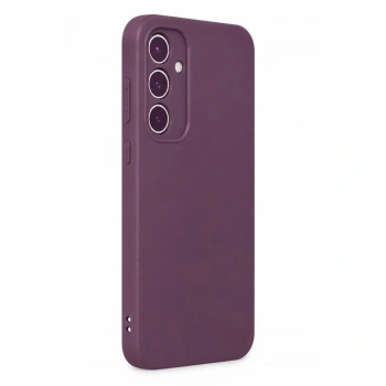 Samsung Galaxy A35 5g Kılıf First Silikon - Mürdüm
