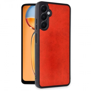 Samsung Galaxy A36 Kılıf Aras Deri Kapak - Kırmızı