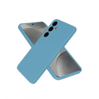 Samsung Galaxy A36 Kılıf First Silikon - Mavi