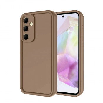 Samsung Galaxy A36 Kılıf Viera Silikon - Kahverengi